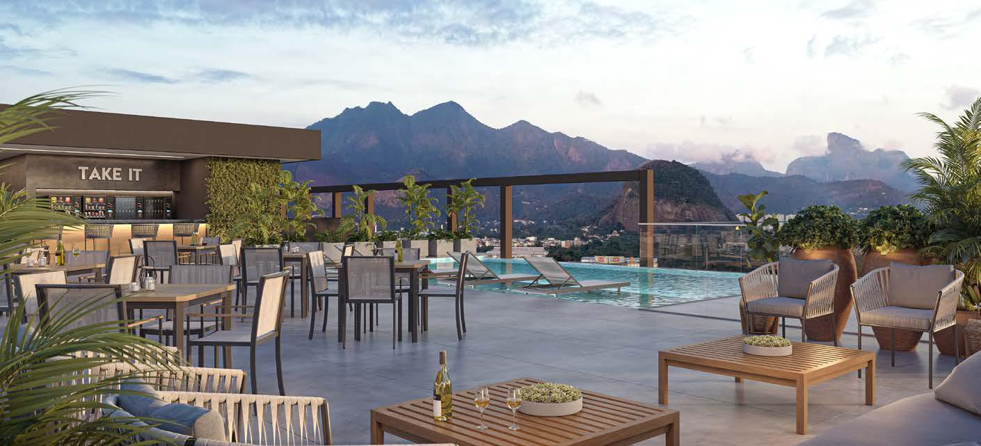 Sky lounge diurno Arte Wave Calper 1 quarto 33 m2 Sky lounge diurno Arte Wave Calper 1 quarto 33 m2